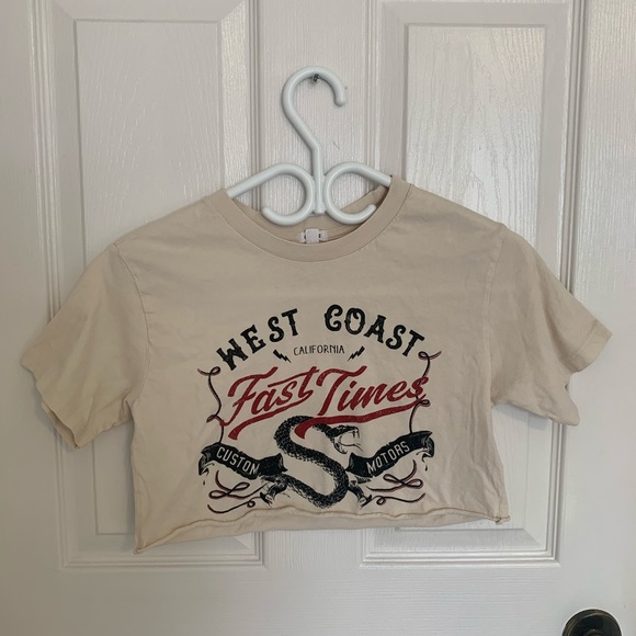 Graphic Crop Top - Picture 1 of 3